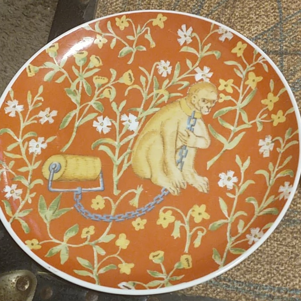 15th Century The Hunt of the Unicorn plates & cups